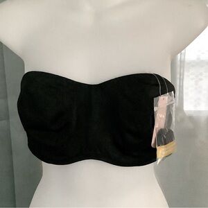 Womens Seamless Underwire Bandeau Minimizer Strapless Bra